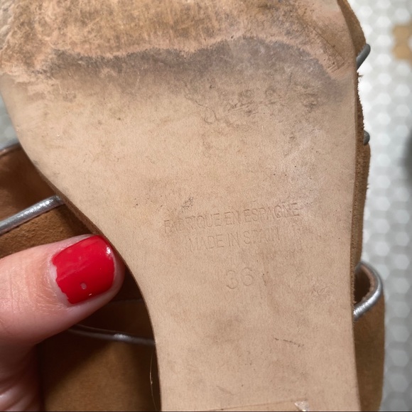 Free People Suede wedge sandal 👡 - Picture 6 of 9